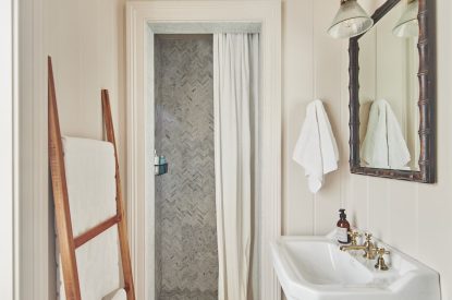 A bathroom at Harold House, Isle of Wight