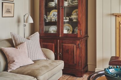The living room at Harold House, Isle of Wight