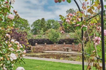 The gardens at Clock Tower, Cumbria