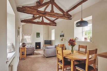 The living room at Gardeners Cottage, Cumbria