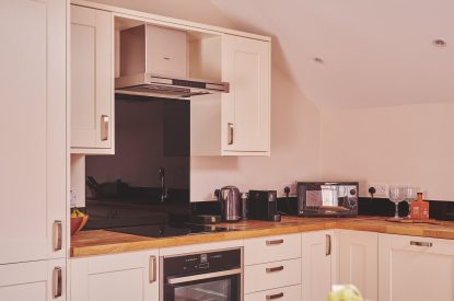 The kitchen at Grooms Quarters, Cumbria