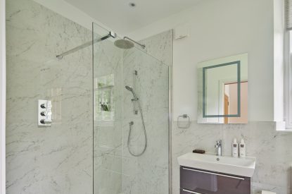 A bathroom at Independent, Cumbria