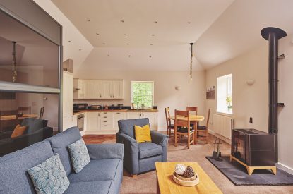 The living room at Independent, Cumbria