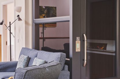 The living room at Independent, Cumbria