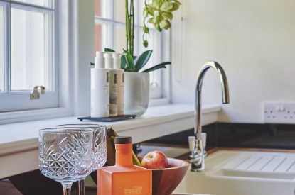 The kitchen at Middle Lodge, Cumbria
