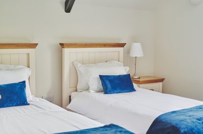 A bedroom at Middle Lodge, Cumbria