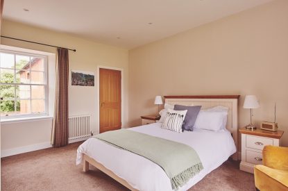 A bedroom at Salutation, Cumbria