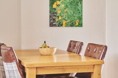 The dining table at Salutation, Cumbria