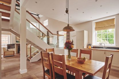 The dining room at Sir Walter Scott, Cumbria