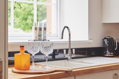The kitchen at Sir Walter Scott, Cumbria