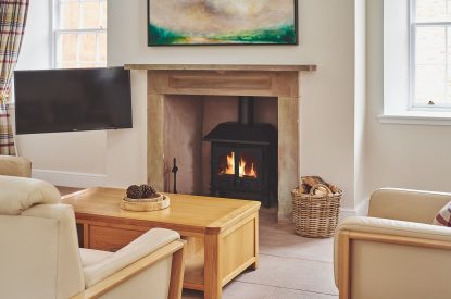 The living room at Sir Walter Scott, Cumbria