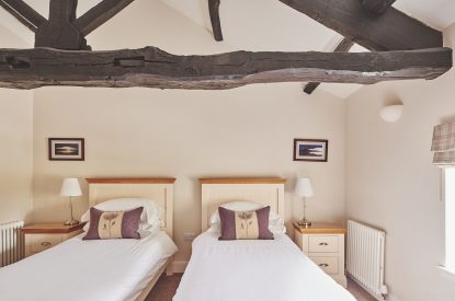 A bedroom at Sir Walter Scott, Cumbria
