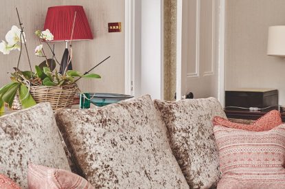 The living room at Coastal Manor Retreat, Hampshire