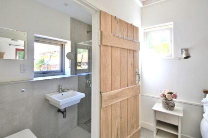 Bathroom in Gull Farm Barn, Suffolk