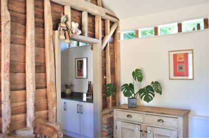 The livingroom of Gull Farm Barn, Suffolk