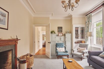 The snug at Glenshee House, Perthshire