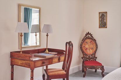A bedroom at Glenshee House, Perthshire