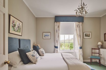 A bedroom at Glenshee House, Perthshire