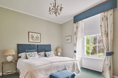 A bedroom at Glenshee House, Perthshire