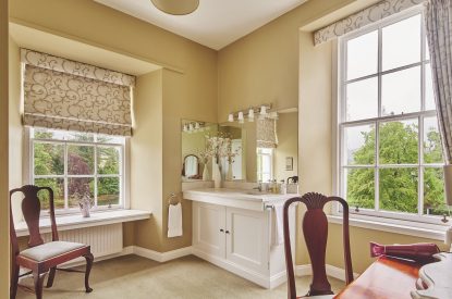 A bedroom at Glenshee House, Perthshire