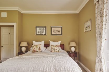 A bedroom at Glenshee House, Perthshire