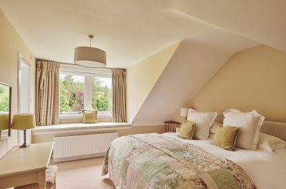 A bedroom at Glenshee House, Perthshire
