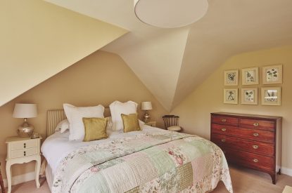 A bedroom at Glenshee House, Perthshire