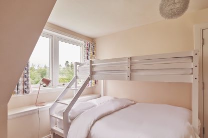 A bedroom at Glenshee House, Perthshire