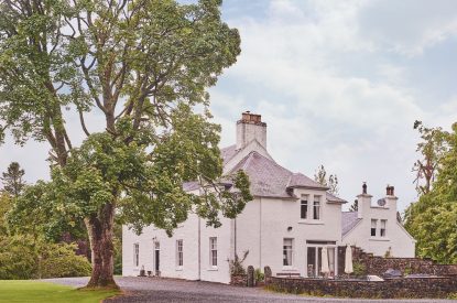 The exterior of Glenshee House, Perthshire