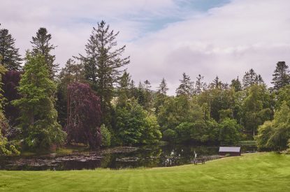 The garden at Glenshee House, Perthshire