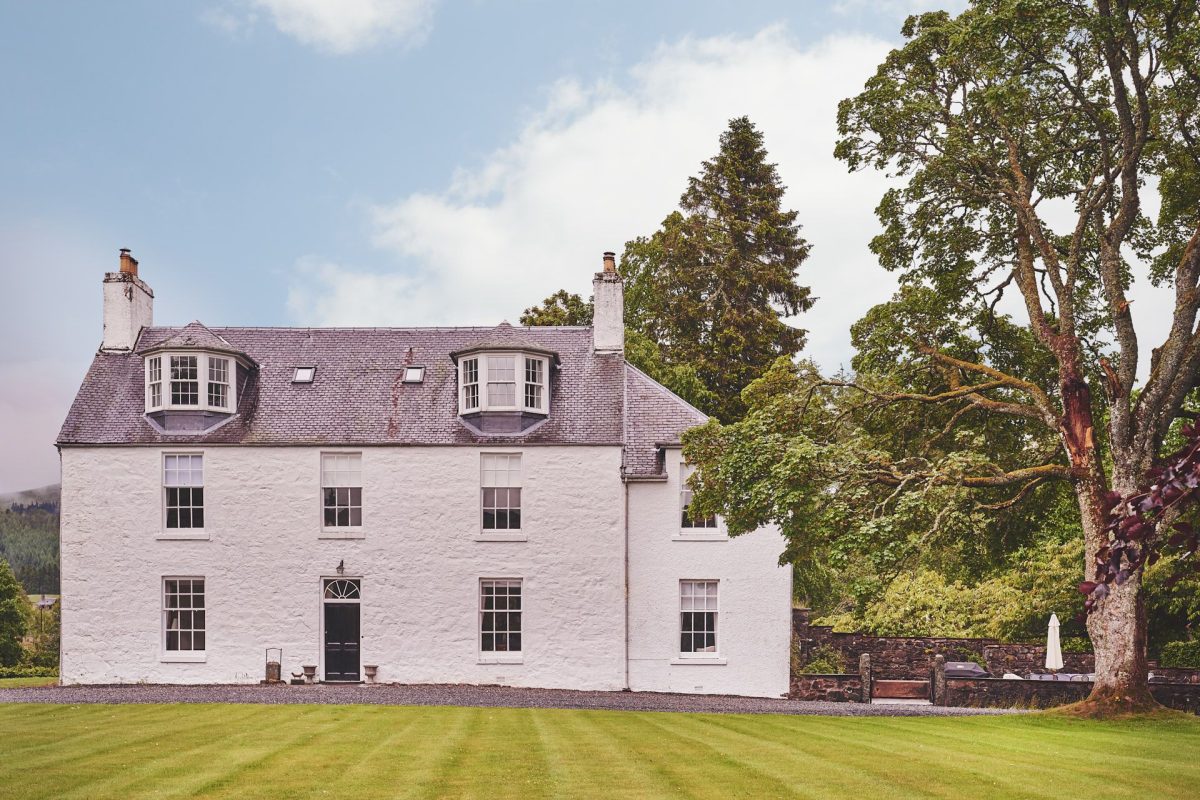 The exterior of Glenshee House, Perthshire