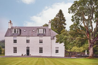 The exterior of Glenshee House, Perthshire