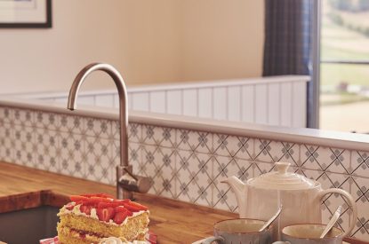 The kitchen at Upper Tumble Cottage, Shropshire Hills