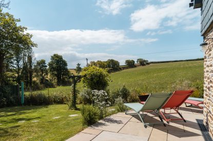 The garden at Daydreamer Cottage, Cornwall