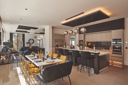 The kitchen at Reservoir View, Somerset