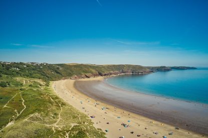 The beach at Beach View, Pembrokeshire