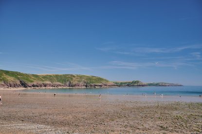 The beach at Beach View, Pembrokeshire