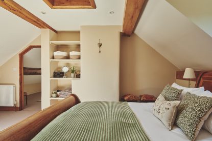 A bedroom at Ridge Farmhouse, Herefordshire
