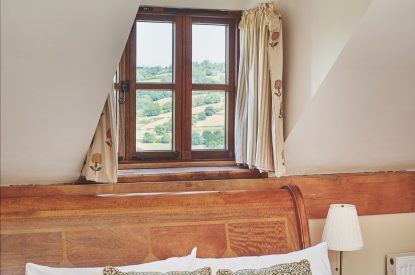 A bedroom at Ridge Farmhouse, Herefordshire