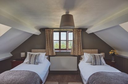 A bedroom at Ridge Farmhouse, Herefordshire
