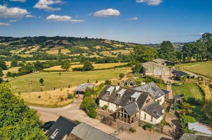 The exterior of Ridge Farmhouse, Herefordshire