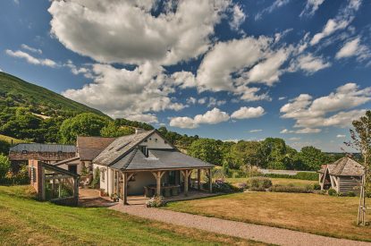 The exterior of Ridge Farmhouse, Herefordshire