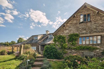 The exterior of Ridge Farmhouse, Herefordshire