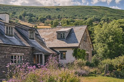 The exterior of Ridge Farmhouse, Herefordshire