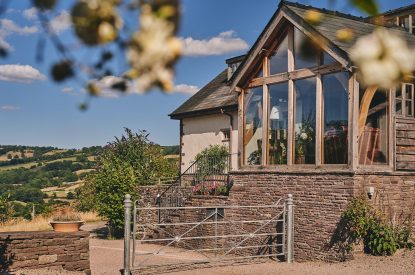 The exterior of Ridge Farmhouse, Herefordshire