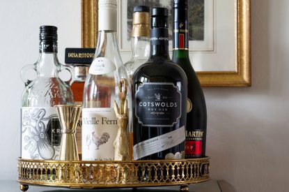 The honesty bar at Fig Tree Cottage, Cotswolds