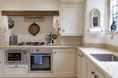 The kitchen at Fig Tree Cottage, Cotswolds