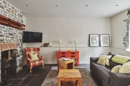The living room at Sunflower Cottage, Vale of Glamorgan