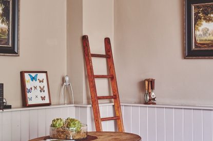 Rustic dÃ©cor at Mimosa Cottage, Vale of Glamorgan