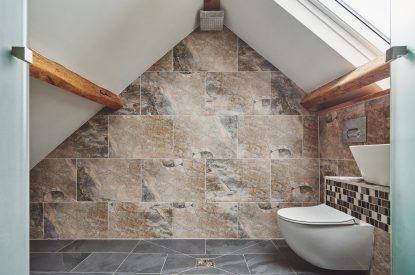 The en-suite at Lotus Cottage, Vale of Glamorgan